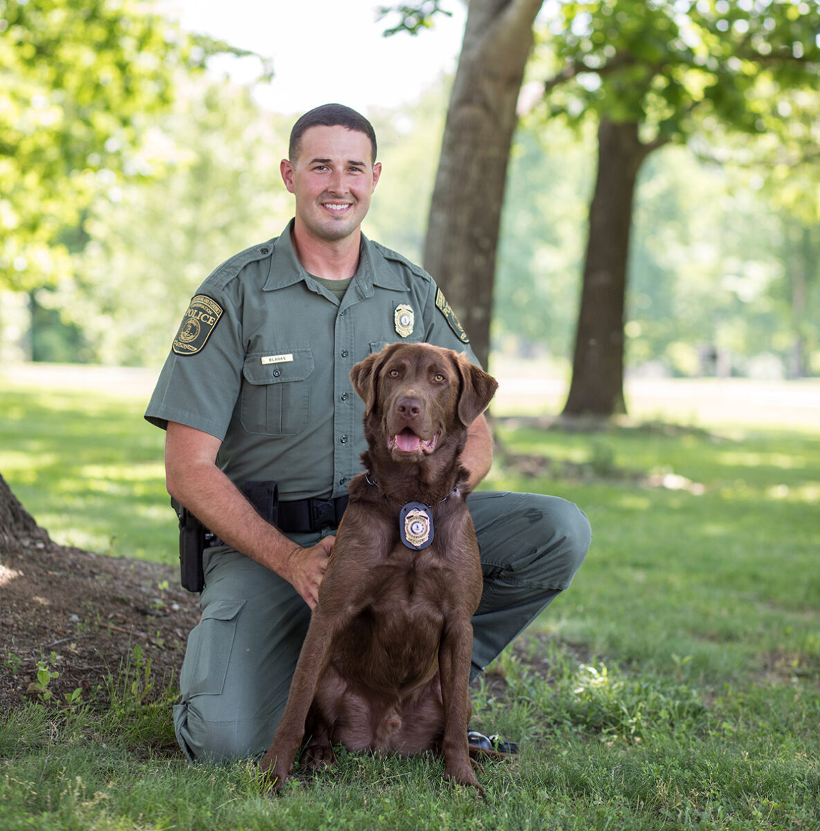 CPO Tyler Blanks at K9 Bruno