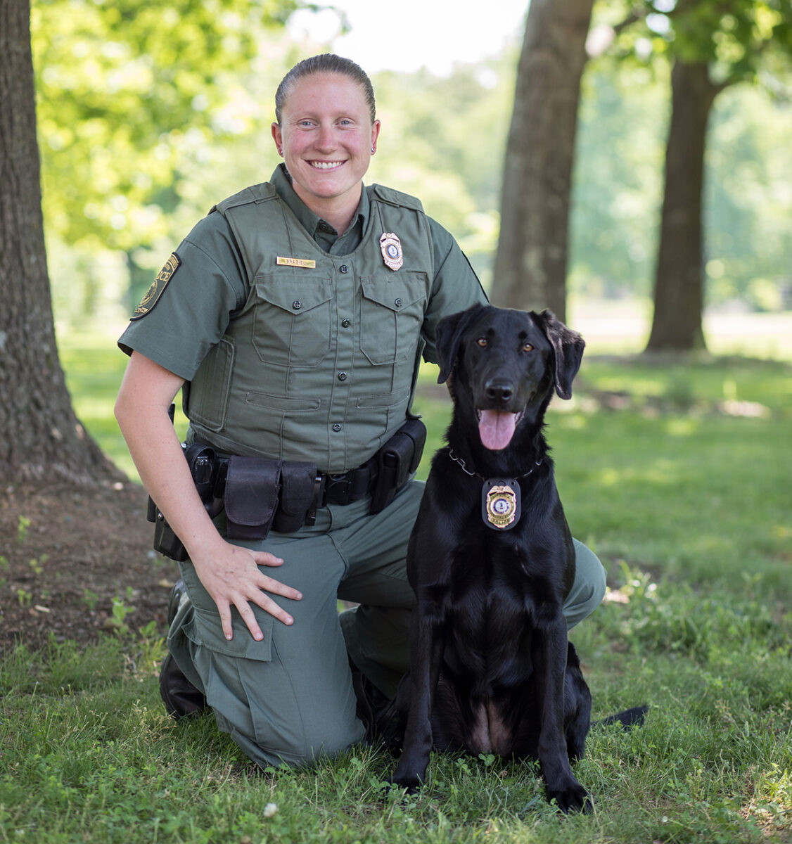 CPO Bonnie Braziel at K9 Grace