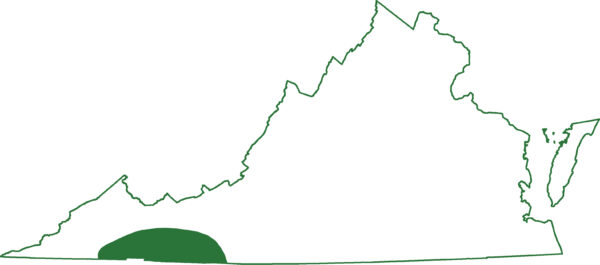 Blue ridge two lined salamander range map