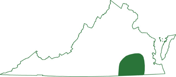 Mapa ng hanay ng dwarf waterhog
