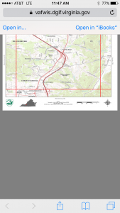 Isang imahe ng PDF na ibinibigay ng DWR sa mga boluntaryo 