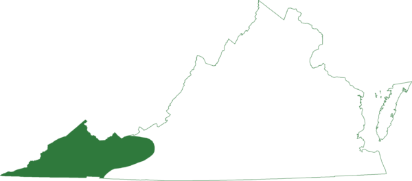 Ang mountain chorus frog ay matatagpuan sa pinakakanlurang mga rehiyon ng bundok ng Virginia