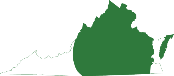 Ang hilagang cricket frog ay matatagpuan sa buong silangang rehiyon ng Virginia