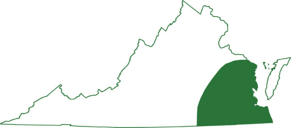 Mapa ng hanay ng isang two toed amphiuma