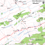 I-click upang buksan ang Clinch mountain loop map sa bagong tab bilang PDF