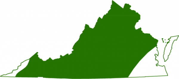 Puting batik-batik na malansa na mapa ng pamamahagi ng salamander