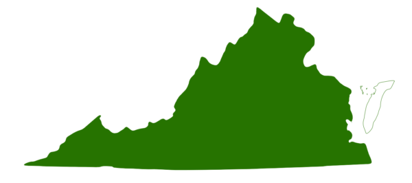 Ang eastern musk turtle ay matatagpuan sa buong Virginia maliban sa mga isla.